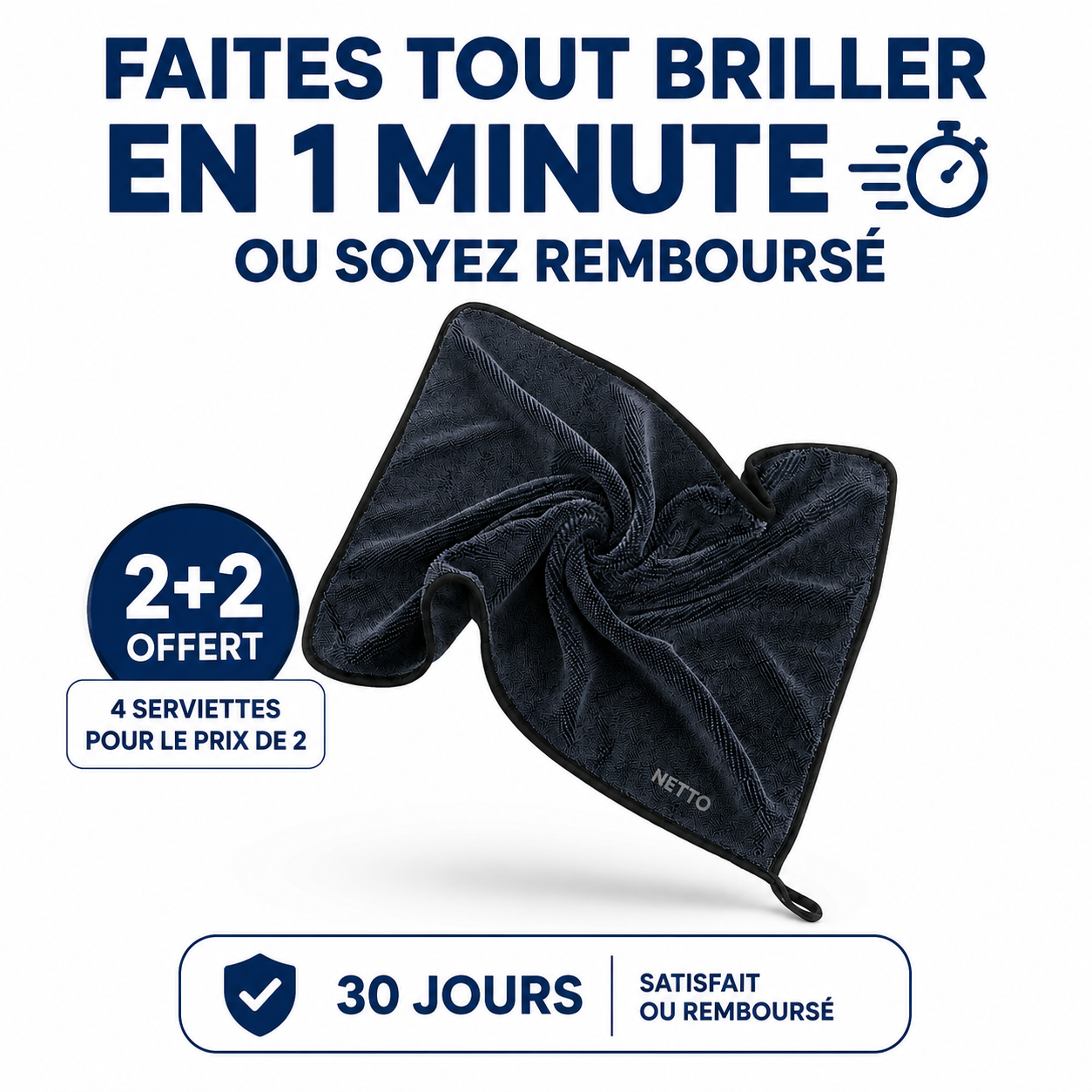 Serviette Anti-Calcaire XXL - 60x40cm
