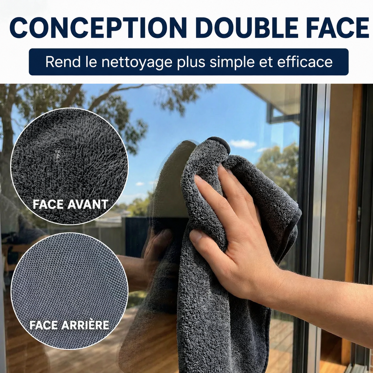 Serviette Anti-Calcaire XXL - 60x40cm